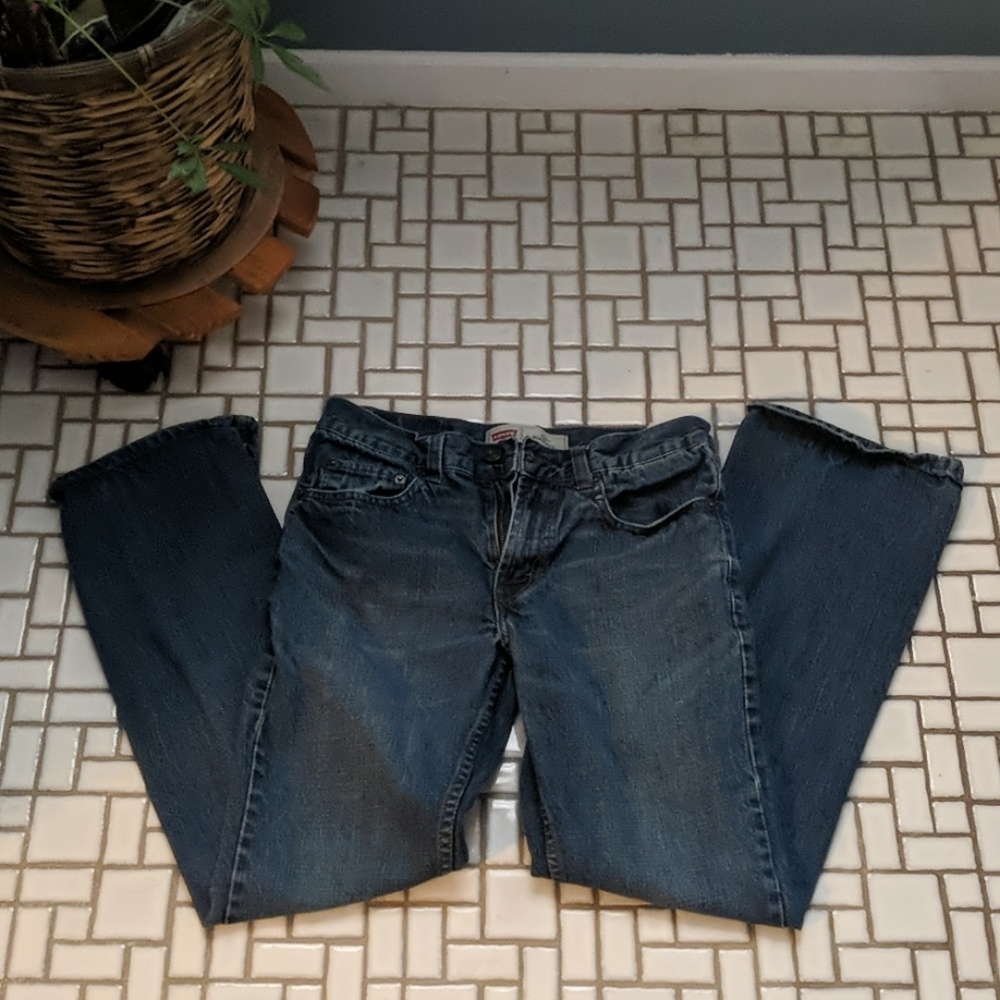 Levis 527 Boot Cut Jeans (SLIM)